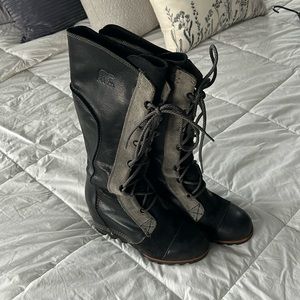 Below Knee Lace up Sorel Boots